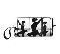 DRTGEDS New Love Gymnastics - Piccola borsa con cerniera, mini custodia da viaggio per trucco, borsa per cosmetici, elettronica portatile, Nuova Ginnastica Amore, Taglia unica