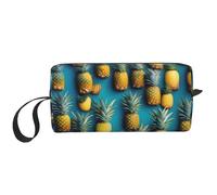 DRTGEDS Ocean Beach - Piccola borsa con cerniera, con ananas, mini custodia da viaggio per cosmetici, elettronica portatile, Ananas Ocean Beach, Taglia unica