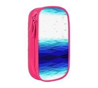 DRTGEDS Ocean Waves - Astuccio portamatite con barca a vela con uccelli, astuccio multi-slot, astuccio portatile, astuccio per penne colorate per ufficio