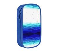 DRTGEDS Ocean Waves - Astuccio portamatite con barca a vela con uccelli, astuccio multi-slot, astuccio portatile, astuccio per penne colorate per ufficio