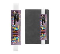 DRTGEDS Origami Multicolor Papercraft Cranes Colorful Elastico Banda Pvc Pen Holder Regali, Staccabile Pen Holder Per Notebook