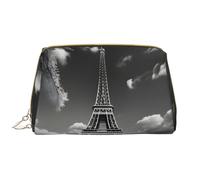 DRTGEDS Parigi Torre Eiffel e nuvola Borse Cosmetici Per Le Donne Piccola Borsa di Trucco Per La Borsa di Trucco Della Borsa, bianco, Taglia unica
