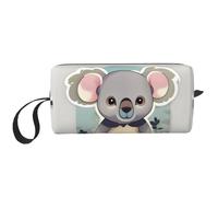 DRTGEDS Piccola borsa con cerniera a forma di koala, mini custodia da viaggio per trucco, borsa cosmetica, elettronica portatile, Adorabile koala, Taglia unica