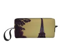 DRTGEDS Piccola borsa da viaggio con cerniera Torre Eiffel Parigi, mini custodia da viaggio per cosmetici, elettronica portatile, Torre Eiffel Parigi, Taglia unica