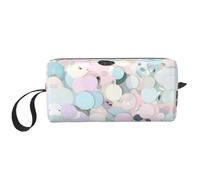 DRTGEDS Terrazzo Marble Pastel Zippered Small Bag, Mini Travel Makeup Carry Case, Cosmetic Bag, Portable Electronics, Pastello Marmo Terrazzo, Taglia unica