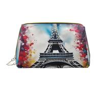 DRTGEDS Torre Eiffel Parigi Pittura Borse Cosmetiche Per Le Donne Piccola Borsa di Trucco Per La Borsa di Trucco Della, bianco, Taglia unica