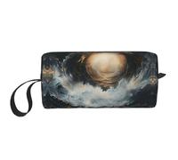 DRTGEDS Within The Tides Toiletry Bag per gli uomini, borsa da toilette portatile da viaggio, borsa da barba, piccola borsa, bianco, Taglia unica