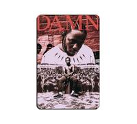 DRTRW Kendrick Lamar DAMN Album Poster Vintage Metallo Pub Club Cafe Bar Casa Decorazione artistica da parete poster retrò 20 x 30 cm