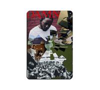 DRTRW Kendrick Lamar DAMN Album Poster Vintage Metallo Pub Club Cafe Bar Casa Decorazione artistica da parete poster retrò 20 x 30 cm