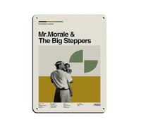 DRTRW Kendrick Lamar Mr. Morale & The Big Steppers - Targa in metallo vintage, decorazione artistica da parete per pub, club, caffetteria, bar, casa, poster decorativo retrò, 30 x 40 cm