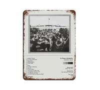 DRTRW Kendrick Lamar To Pimp A Butterfly, poster vintage in metallo per pub, club, caffetteria, bar, decorazione artistica da parete per casa, poster retrò, 30 x 40 cm