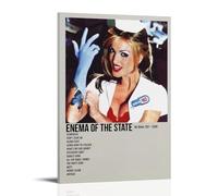 DRU I WQBRBH Blink-182 - Poster estetico da parete per soggiorno e camera da letto, stampa decorativa con stampa di Enema of The State by Blink-182, 50 x 75 cm, stile cornice