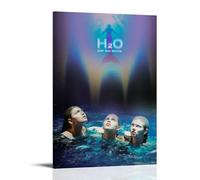 DRU I WQBRBH H2O Just Add Water - Poster estetico da parete per soggiorno e camera da letto, stampa decorativa, 50 x 75 cm, stile cornice