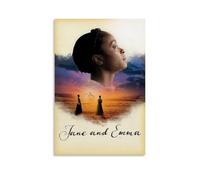DRU I WQBRBH Jane ed Emma - Poster decorativo da parete per soggiorno e camera da letto, 30 x 45 cm, senza cornice