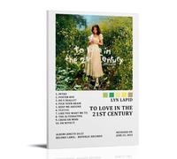 DRU I WQBRBH Lyn Lapid Album To Love in The 21st Century - Poster estetico da parete per soggiorno e camera da letto, stampa decorativa, 30 x 45 cm, stile cornice