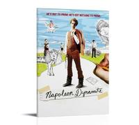 DRU I WQBRBH Poster decorativo da parete con dinamite di Napoleone, per soggiorno e camera da letto, stampa decorativa, 30 x 45 cm, stile cornice