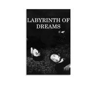 DRU I WQBRBH Poster decorativo da parete con labirinto di sogni, per soggiorno e camera da letto, 50 x 75 cm, senza cornice