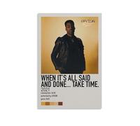 DRU I WQBRBH Poster decorativo da parete con scritta "When It's All Said And Done... Take Time - Giveon", per soggiorno e camera da letto, 30 x 45 cm, senza cornice