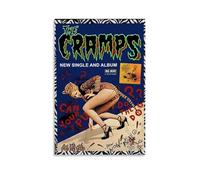 DRU I WQBRBH Poster decorativo da parete con stampa di The Cramps, per soggiorno e camera da letto, 60 x 90 cm, senza cornice