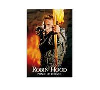 DRU I WQBRBH Stampa artistica da parete con Robin Hood Prince of Thieves, decorazione artistica da parete per soggiorno e camera da letto, 40 x 60 cm, senza cornice