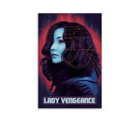 DRU I WQBRBH Stampa artistica da parete con scritta "Sympathy for Lady Vengeance", per soggiorno e camera da letto, 30 x 45 cm, senza cornice