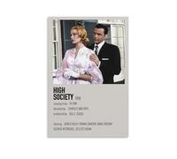 DRU I WQBRBH Stampa artistica da parete estetica della High Society, per soggiorno e camera da letto, stampa decorativa, 60 x 90 cm, senza cornice