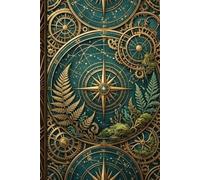 DRUAS: A premium vintage steampunk notebook with a mechanical gear aesthetic. This high-quality blank diary includes inspirational quotes throughout, ... one or anyone to spark daily creativity.