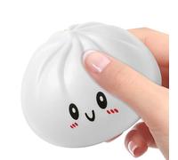 Drückbare Brötchen Spielzeuge Langsam Aufrichtend - Anti Stress Ball Sensorisch Quetschspielzeug | Teigtaschen Stressball Bunt Dehnbar Fidget | PP, 8.5cm, Weihnachten Geburtstag Schule Party Kinder Er