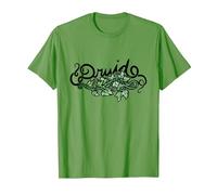Druid Green Earth Art Druidry Maglietta, Uomo, Erba, S