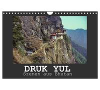 Druk Yul - Szenen aus Bhutan (Wandkalender 2027 DIN A4 quer), CALVENDO Monatskal