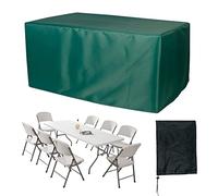 DRUKELIN Copertura per Mobili da Giardino, Copertura Mobili Giardino 152x104x71cm, Protezione Solare Impermeabile Copri Tavolo Copridivano Oxford 420D per Coperture per Arredo Esterno Verde