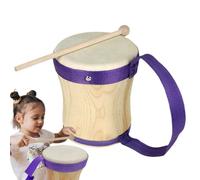 Drum a mano in legno | di pelle pecora leggera Frame batteria con bastoncini drum Punteggio musicale percussione per strumenti musicali, portatile spettacoli, festival musicali