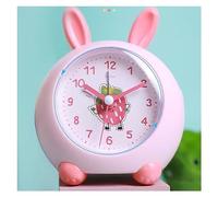 Drum clock carina coniglio Dallarme per la camera da letto, silenziosa non ticchettio, luce notturna, orologio per l'allenatore del sonno, regalo di compleanno digitale regalo di compleanno YYuan