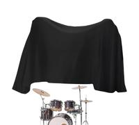 Drum Cover, Outdoor Dust Protector with Waterproof Fabric and UV Shield 98.43x78.74 inches, Instrument for Drum Set, Piano, Guitar, Daily Care, Storage, Maintenance, Musicians, Drummers