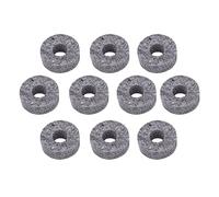 Drum Cymbal Felt Pads 10 Pack | Choice Felt for Noise Reduction & Cymbal Care | Replacement Parts for Drum Kit/Percussion Accessories | Lightweight & Easy Install