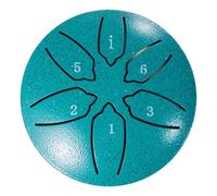 Drum di pioggia da 3 pollici 6 note Chakra Drum Tambringa tamburo per esterno (blu) (verde)