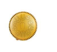 Drum di Pioggia per il Giardino Esterno, Tamburo per Lingua in Acciaio 15 Pollici 21 Note C Chiave per le Mani Strumenti Musicali a Percussione con Sacchetto Morbido e 2 Mazze