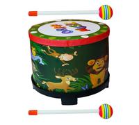 Drum for Kids - Floor Tom Drum Percussion Strumento Musicale | Strumenti Musicali per Bambini | Kit Tamburo per Legno con 2 Mazze per 2 3 4 5 Anni Filo