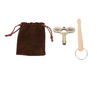 Drum Key Set, Alloy T Shaped Drum Tuning Wrench, With Beech Wood Handle, Suitable for Drum Tuning Practice.