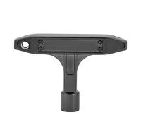 Drum Key Wrench | T - Shape Metal Drum Tuning Key for Quick Head Changes | Essential Drum Kit Tool/Percussion Accessory | 5.4mm Square Hole, Sturdy Construction (Black)