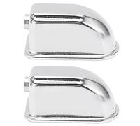 Drum Lug Rullante Set di orecchie in ferro cromato Accessori durevoli per strumenti musicali per manutenzione di rullanti 2 pezzi (WC27A)