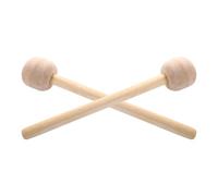 Drum Mallets, Marching Bass Sticks, Wooden Handle Beaters, Anti-Slip Grip for Precision Control, Sturdy Percussion Tools, Made from excellent Wood Material, 12.6inches