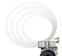 Drum Mute Pads - Drum Pat | Anelli di controllo del della batteria | Drum Percussion Snare Dumeners | O Anelli Mufflers a tamburo | Remo Drum & Percusion Access, bianco, Consulte la descripción