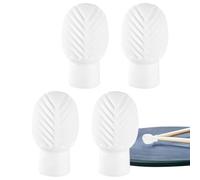 Drum Mute Tips, Silicone Drumstick Silent Practice Tips, Drum Stick Mallet Protezioni Coperture, 4 Punte Dampener Tamburo, Accessori Strumenti Musicali, Suono Muto Clacking Per Accessori Batteria