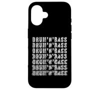 Drum n Bass arte - House Techno Acidcore Dubstep EDM rave Custodia per iPhone 16