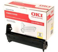 DRUM OKI 43381721 drum originale giallo per OKI C5800 C5900