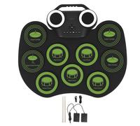 Drum pad, connettività MIDI e lezioni di batteria per giovani batteristi, batteria portatile e performance silenziosa per casa e viaggi, buona