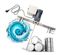 Drum Paint Mixer for Mixing Machine, Agitator Paint Beater, Paint Mixer Putty Powder Tank Mixing Agitator Holder Clip Rungs Dope 110V(110v)