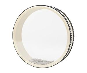 Drum Per Tallone Ad Onda - Tamburo Oceanico Wave Bead | 11.81x1.18 Pollici Di Percussione Audio A Doppio Lato | Sea Sound Strument | Strumento Di Guarigione Con Percussioni Con Shell Di Legno Duro Per