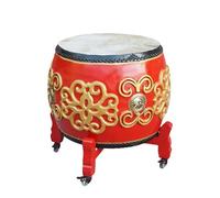 Drum Rosso Accento, Intaglio Cinese, Con Supporto Rimovibile, Adatto Per Spettacoli Di Festival